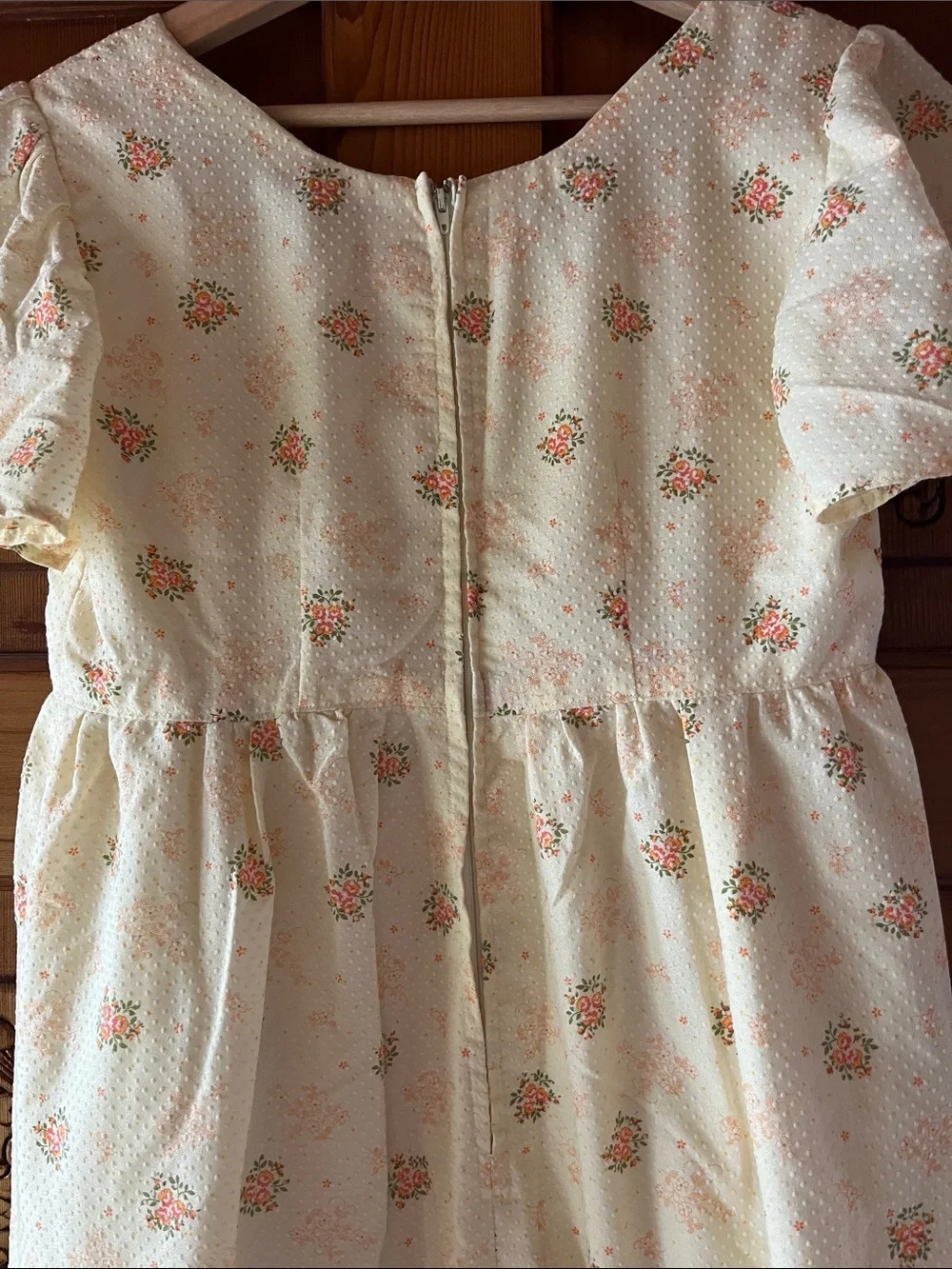 Light Yellow Floral Maxi Dress - Picture 5 of 6